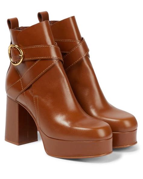 chloe 100ml boots|see by chloe platform boots.